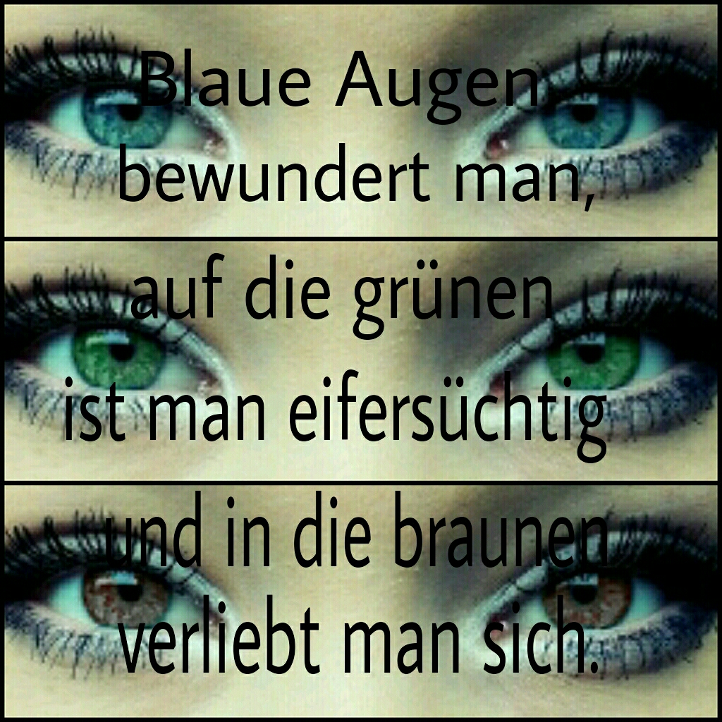 Welche Augenfarbe Habt Ihr Image By Mona