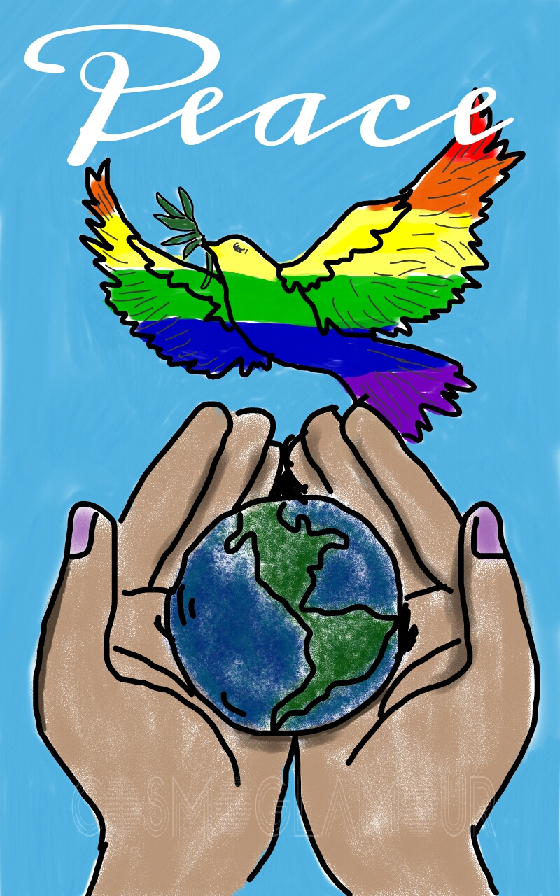 Featured image of post Easy World Peace Drawing How to make international peace day poster l drawing on peace and harmony